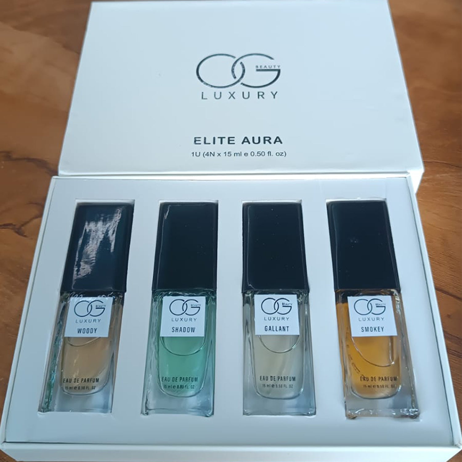 Og Luxury Perfume Gift Set Eau De Parfum Collection (15 Ml  4 Pc)